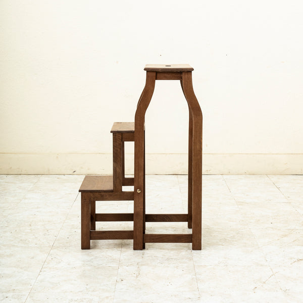 Folding Oak Ladder