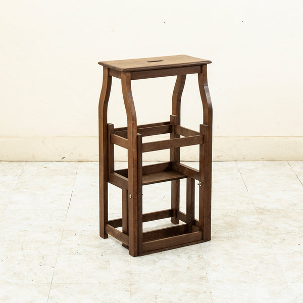 Folding Oak Ladder