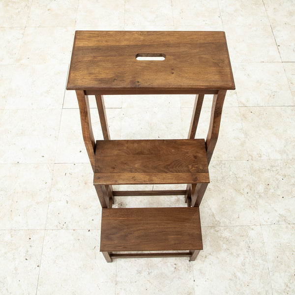 Folding Oak Ladder