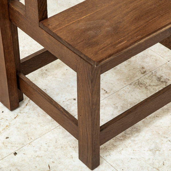 Folding Oak Ladder