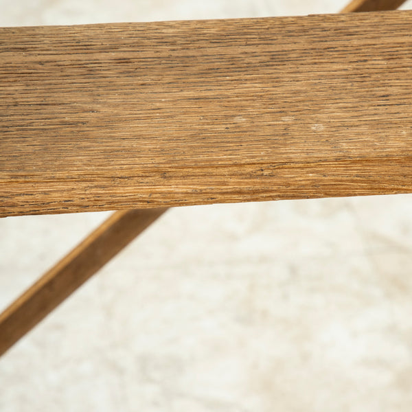 Folding Oak Ladder