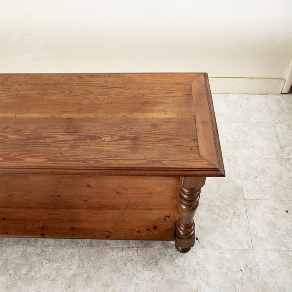 Pitch Pine Draper's Table