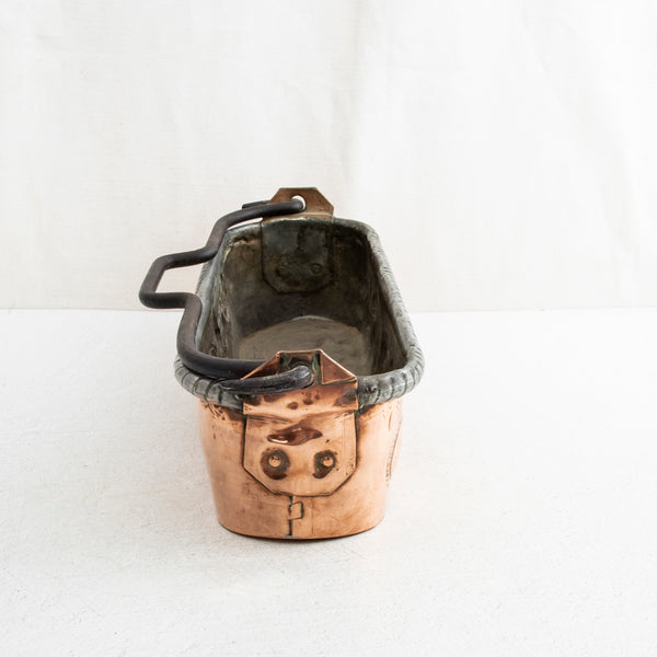 Copper Repousse Fish Pot