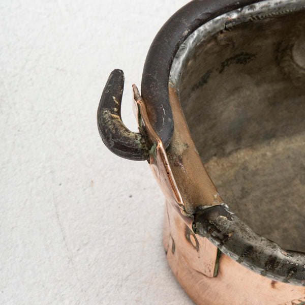 Copper Repousse Fish Pot