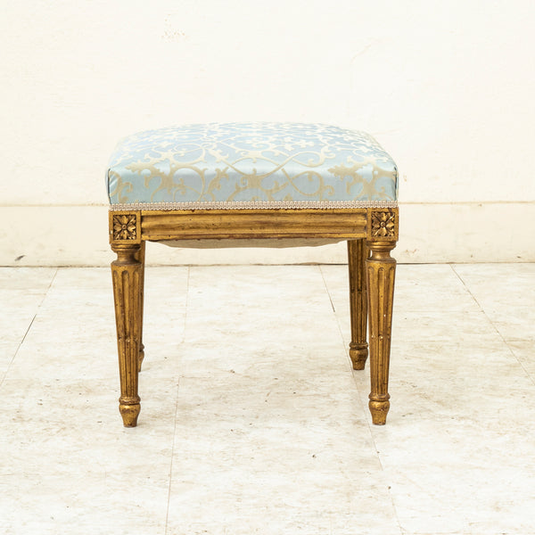 Louis XVI Gilt Wood Stool