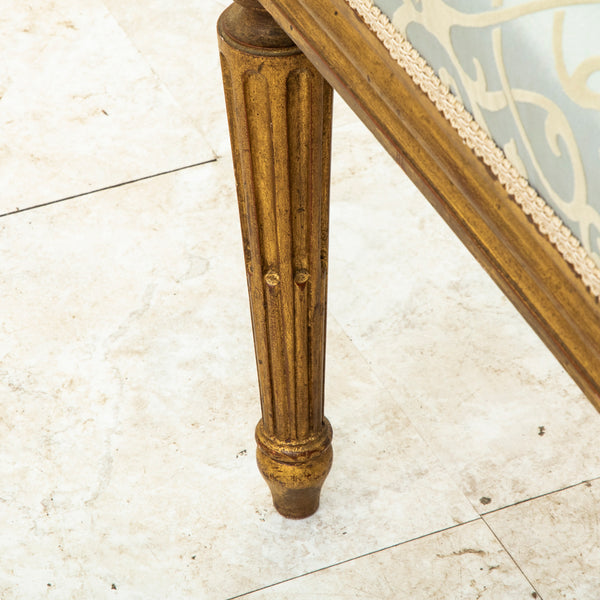 Louis XVI Gilt Wood Stool