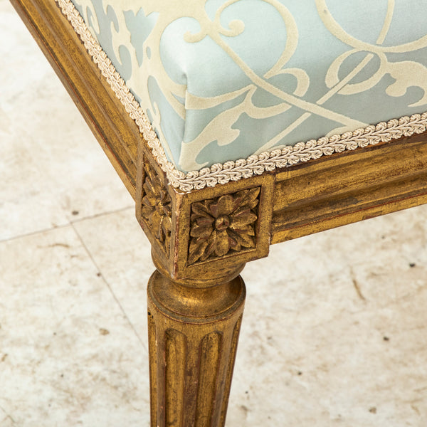 Louis XVI Gilt Wood Stool