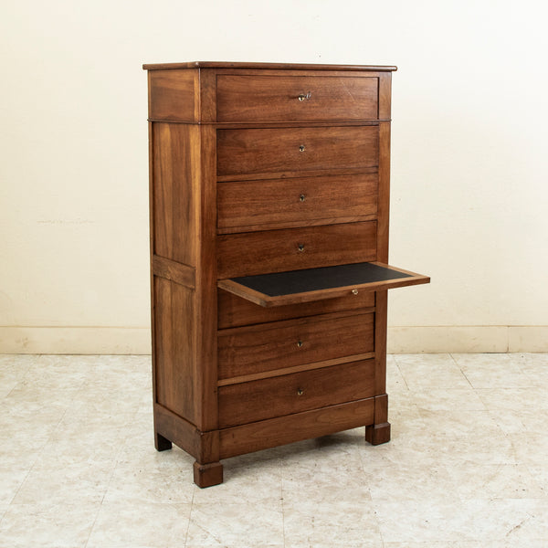 19th Century Walnut Semainier