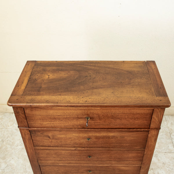19th Century Walnut Semainier