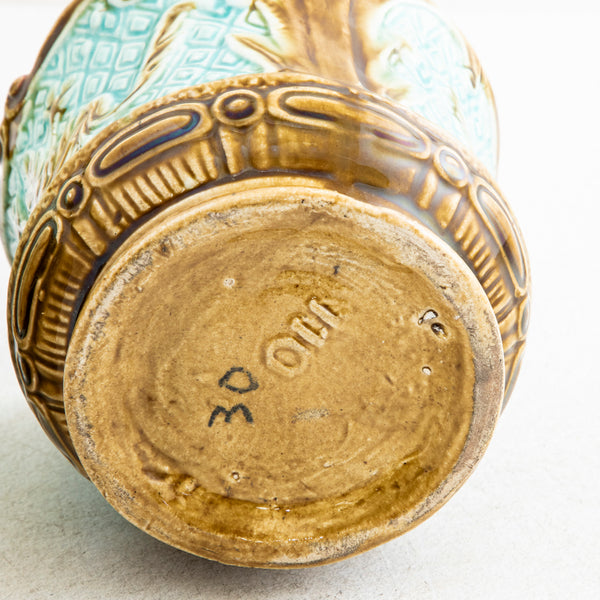 Pair of Majolica Cachepots