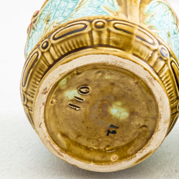 Pair of Majolica Cachepots