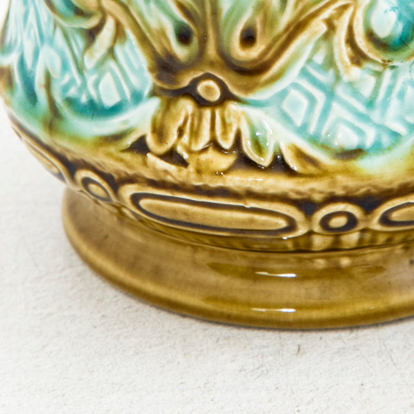 Pair of Majolica Cachepots