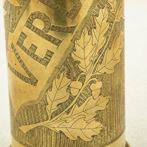 Trench Art Vase