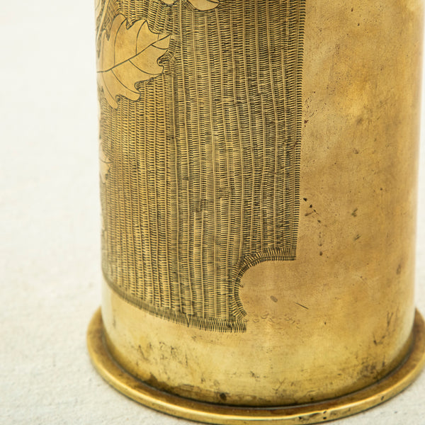 Trench Art Vase