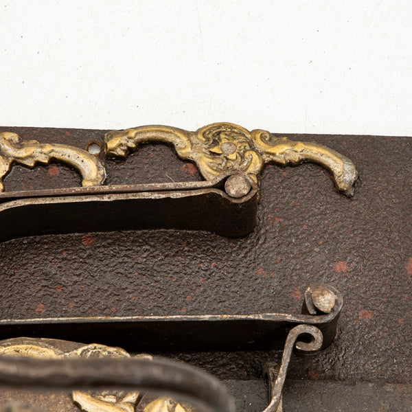 Large Iron Lock and Key