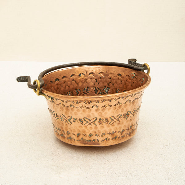 Hand Hammered Copper Pot