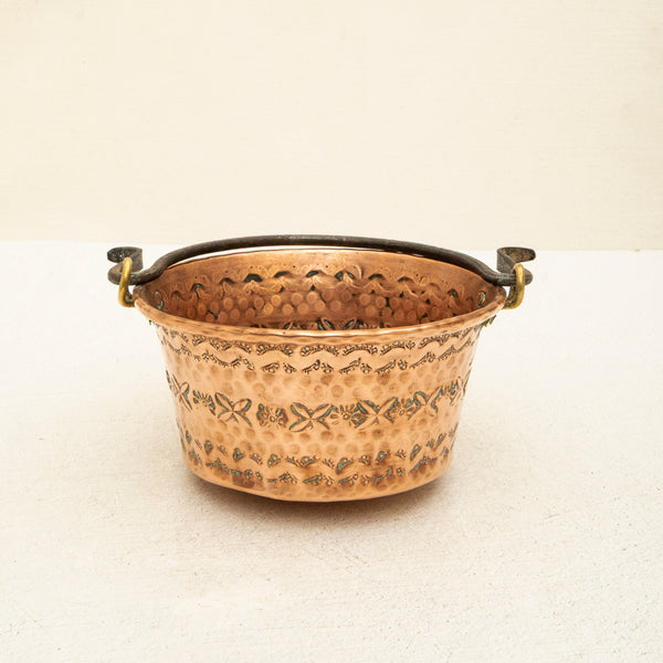 Hand Hammered Copper Pot