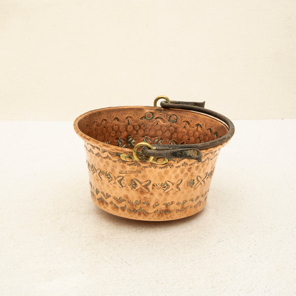 Hand Hammered Copper Pot