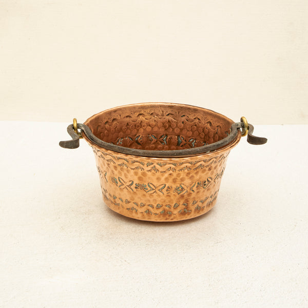 Hand Hammered Copper Pot