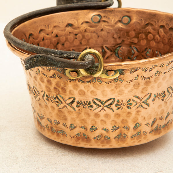 Hand Hammered Copper Pot