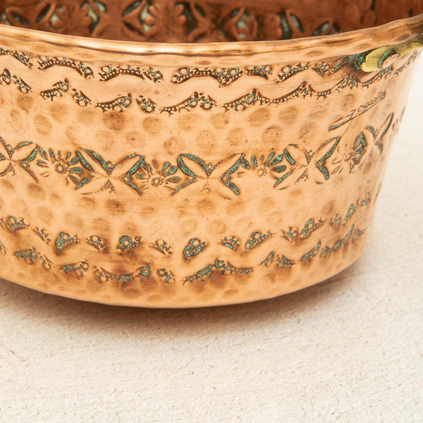 Hand Hammered Copper Pot