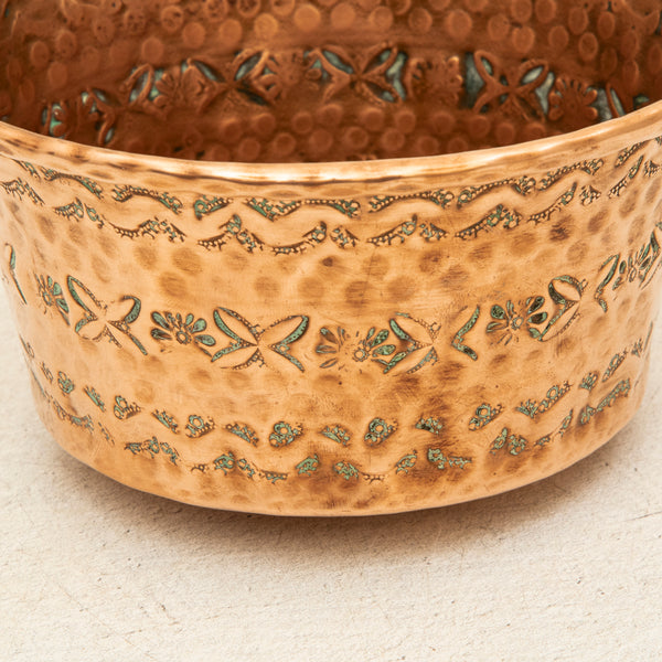 Hand Hammered Copper Pot