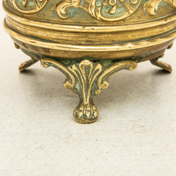 Bronze Repousse Cachepot