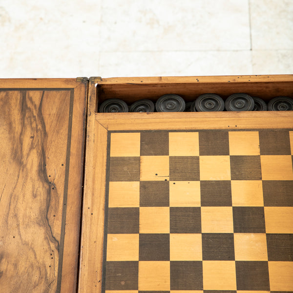 Checker and Chess Game Table