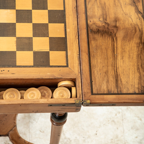 Checker and Chess Game Table