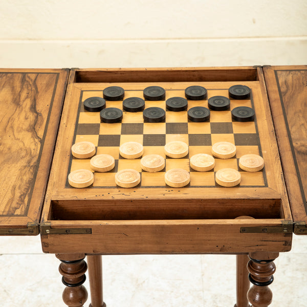 Checker and Chess Game Table
