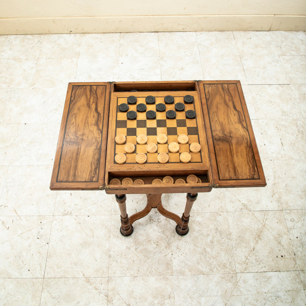Checker and Chess Game Table