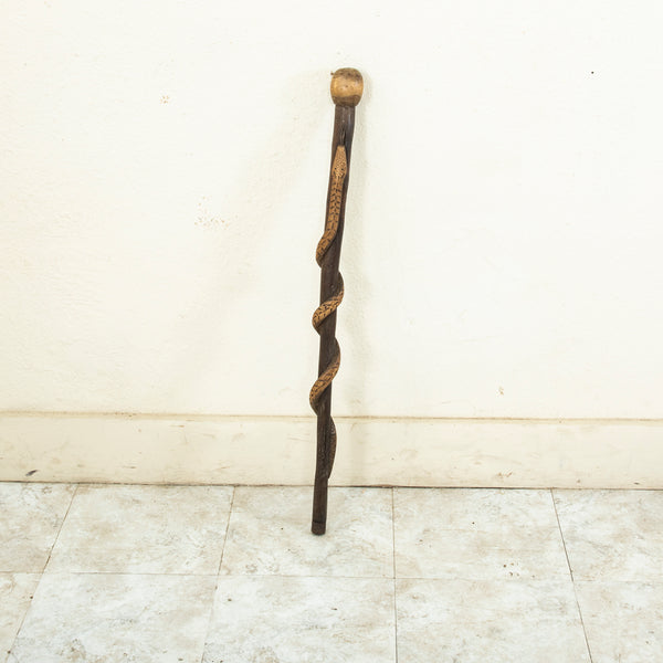 Trench Art Walking Stick