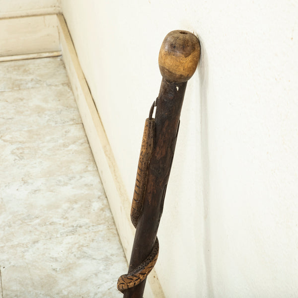Trench Art Walking Stick