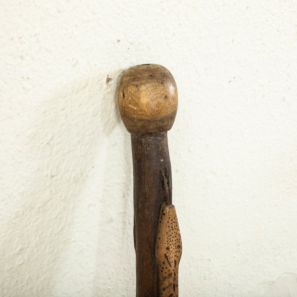 Trench Art Walking Stick