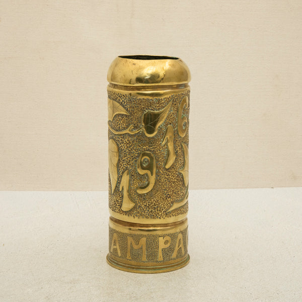 Trench Art Vase