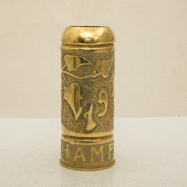 Trench Art Vase