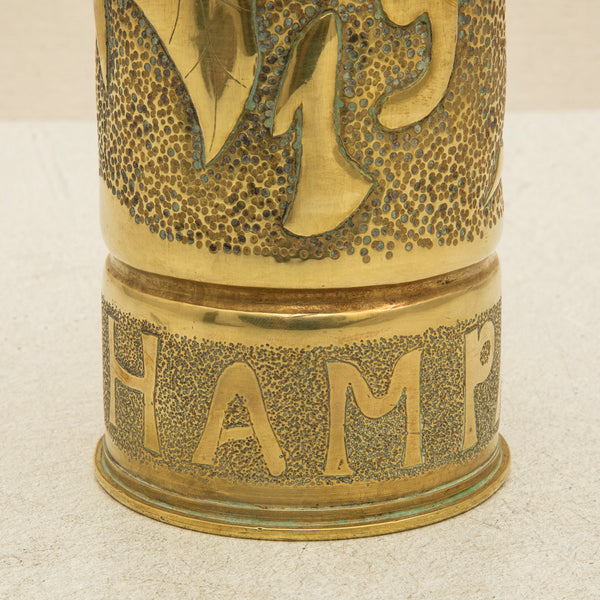 Trench Art Vase