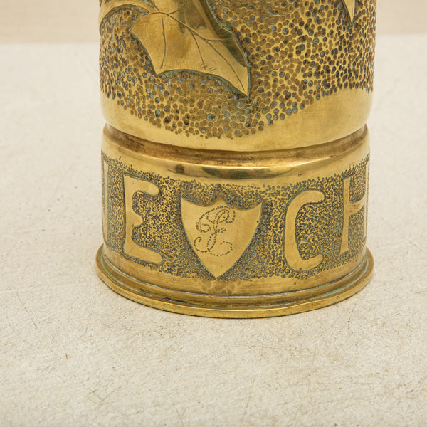 Trench Art Vase