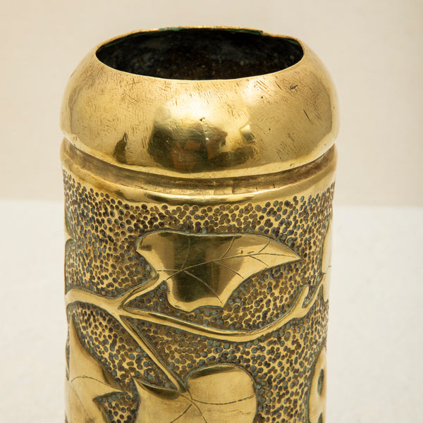 Trench Art Vase