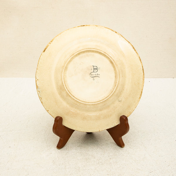 Set of Six Majolica Plates