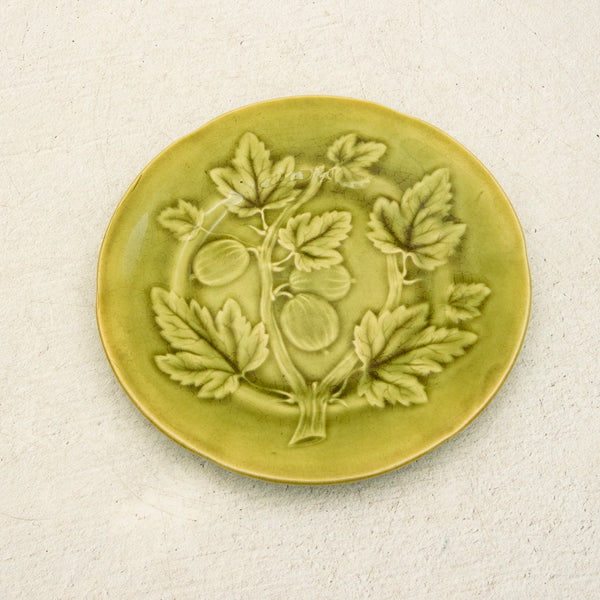 Set of Six Majolica Plates