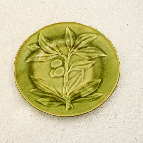 Set of Six Majolica Plates