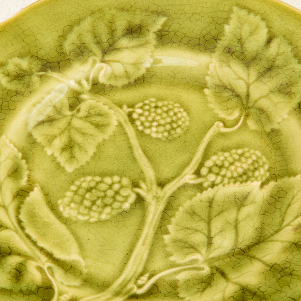 Set of Six Majolica Plates