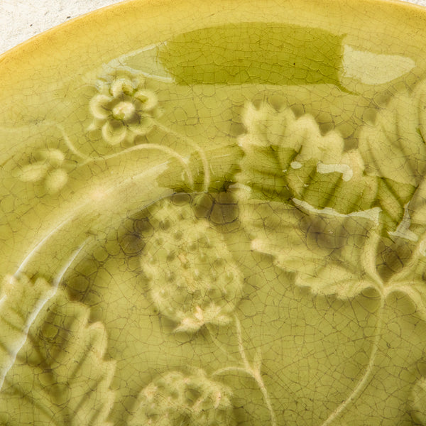 Set of Six Majolica Plates