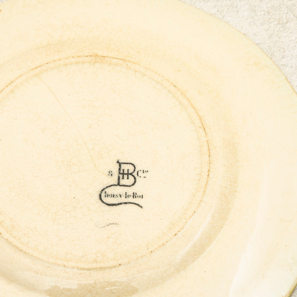 Set of Six Majolica Plates
