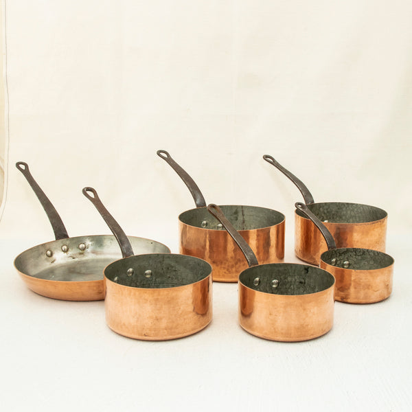 Set of Copper Pots