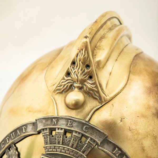 Brass Fireman's Helmet
