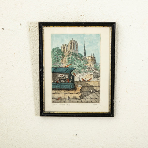 Framed Lithograph