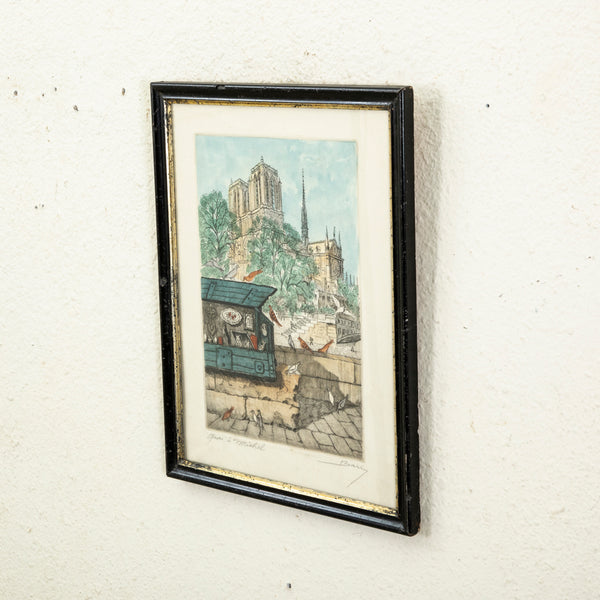 Framed Lithograph