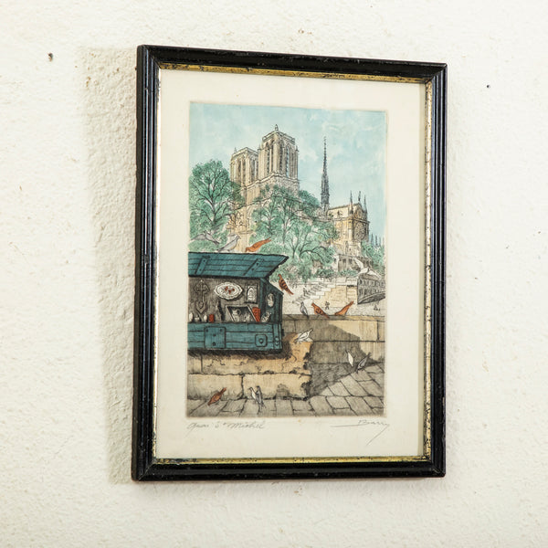 Framed Lithograph